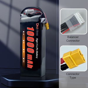 대량 재고 리포 폴리머 배터리 6S 23.1V <span class=keywords><strong>10000mAh</strong></span> 70C 고속 고전압 충전식 UAV 리튬 배터리 FPV 드론용 - Product Image 2