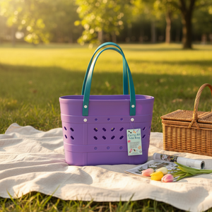 Borsa da Spiaggia Grande Capacità in Eva e Silicone, Impermeabile con Decorazioni Stampate, Borse da Viaggio - Product Image 6