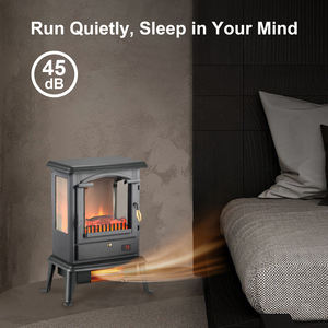 การออกแบบใหม่ยุโรปตกแต่งคุณภาพที่กำหนดเองเครื่องทำความร้อนไฟฟ้าในร่มเตาผิง - Product Image 5