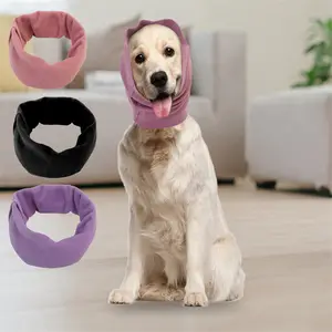 Bando pelindung kebisingan untuk anjing, penghangat leher dan telinga anjing untuk bantuan kecemasan, bungkus telinga anjing