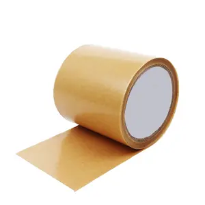 Papel de liberación kraft de silicona de recubrimiento simple marrón de alta calidad 95g para imprimir etiquetas