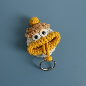 Housse <span class=keywords><strong>de</strong></span> clé <span class=keywords><strong>de</strong></span> voiture électrique créative et mignonne, tricotée à la main, respirante, en <span class=keywords><strong>laine</strong></span>, au design bouche <span class=keywords><strong>de</strong></span> saucisse, fraîche et douce, pour clé <span class=keywords><strong>de</strong></span> porte - Product Image 3