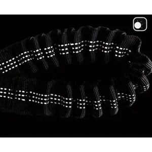 Guinzaglio per cani resistente regolabile di lusso resistente resistente riflettente <span class=keywords><strong>Bungee</strong></span> Modulare piombo morbido imbottito impugnatura senza guinzaglio per animali domestici - Product Image 4