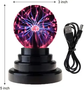 Hot China Producten Groothandel Glas Plasma Bal Lamp Party Show Plasma Bal Magic Usb Plasma Bal