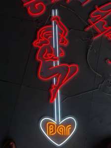 Letrero LED <span class=keywords><strong>de</strong></span> neón 3D personalizado para decoración <span class=keywords><strong>de</strong></span> pared Material ABS IPx4 Control táctil Multicolor impermeable para fiestas <span class=keywords><strong>de</strong></span> <span class=keywords><strong>boda</strong></span> Oficina AC - Product Image 6