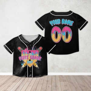 Maillot de football personnalisé <span class=keywords><strong>pour</strong></span> la rentrée scolaire, nom personnalisé, glace, goutte à goutte, premier jour d'école, cadeau de professeur assorti - Product Image 4