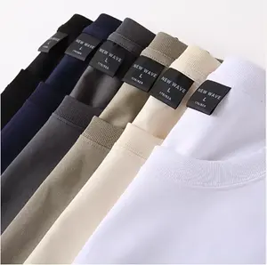 OEM Biểu Tượng Tùy Chỉnh Nặng T-Shirt Với Nhãn Hiệu Riêng Bông Ngắn Tay Áo Unisex Chất Lượng Cao Đồng Bằng Cộng Với Kích Thước Người Đàn Ông Của T-Shirts