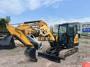 Excavadora pequeña Sany SY55c original china barata de 5.5 toneladas con pala, excavadora Sany 55 de segunda mano - Product Image 3