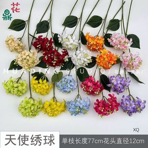 Huading Studio - Arreglo de Flores Artificiales de Hortensia de Seda Hechas a Mano para Decoración de Bodas y Hogar - Product Image 2