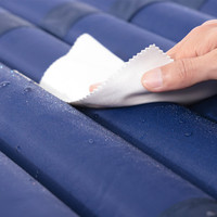 Cama de PVC de nailon de alta calidad, colchón de aire médico con tubo a rayas, colchón de burbujas de aire plegable