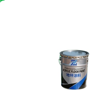 Peinture acrylique à séchage rapide pour sols, spéciale ciment, résistante à l'usure pour ateliers, garages souterrains, routes - Application au pinceau - Product Image 1