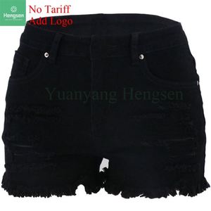 Ripped Denim Shorts Factory Ready Sexy Babes, High Waisted <strong>Tight</strong> <strong>Ass</strong>, - Product Image 2