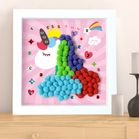 Pompoms Arts et Artisanat Boules de Pompons Doux pour Bricolage Créatif Peinture