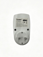 Minuteur numérique programmable hebdomadaire 230V 16A 3680W avec grand écran LCD, prise murale multifonction CE RoHS