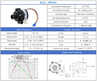 Pompe DC Silencieuse 12V/24V pour Lit à Eau et Machine à Glaçons - Faible Bruit, Sans Balais, OEM Personnalisable