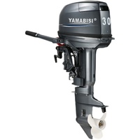 Moteur hors-bord Yamabisi robuste 15hp 30hp 40hp deux temps, démarrage électrique, arbre long, essence, état neuf pour bateaux