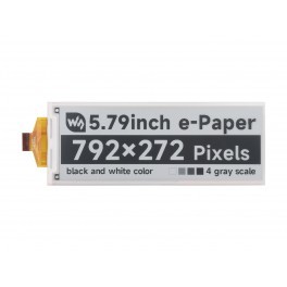 จอแสดงผล E-Paper ขนาด 5.79 นิ้ว, จอแสดงผล e-ink, 792x272, สีดำ/ขาว, การสื่อสารแบบ SPI - Product Image 6