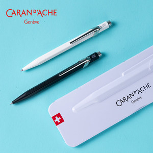 Stylo bille <span class=keywords><strong>CARAN</strong></span> <span class=keywords><strong>D</strong></span>'<span class=keywords><strong>ACHE</strong></span> 849 importé de Suisse, encre noire à base <span class=keywords><strong>d</strong></span>'huile, pour hommes et femmes, cadeau de grande valeur esthétique - Product Image 3