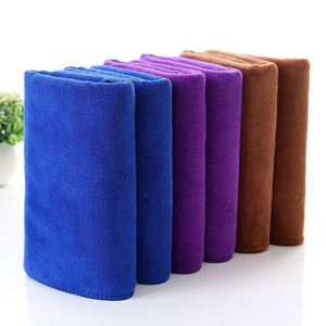 ผ้าเช็ดตัวไมโครไฟเบอร์ขนาดสั่งทำพิเศษ 70x140 ซม. 35x75 ซม. สำหรับสระว่ายน้ำ โรงแรม สปา เช็ดมือ เช็ดหน้า ผ้าขนหนูโรงแรม ผ้าเช็ดตัวอาบน้ำ - Product Image 1