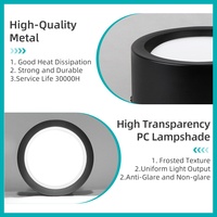 Haute qualité 20W montage en surface rond projecteur domestique utilisation intérieure pour hôtel bureau Commercial Dimmable LED plafond Downlight