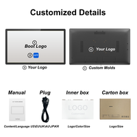 Moniteur tactile de bureau IPS avec fonctionnement interactif Full HD via connexion tactile USB pour usage professionnel