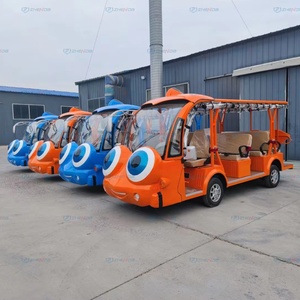 2026 Hot Selling Electric Sightseeing Bus Cute Cartoon Design Passenger Customized Model Sightseeing Car - Product Image 2