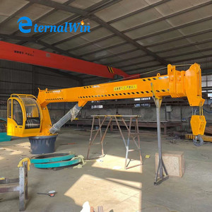 Морской судовой Телескопический палубный кран 5 тонн 10 тонн 15 тонн 20 тонн гидравлический кран для рыболовной лодки - Product Image 6