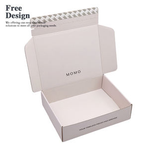 Kotak Kardus Pengiriman Bergelombang E Flute Beige Pabrik Grosir, Kemasan Karton, Kotak Pengiriman Kustom dengan Logo - Product Image 3