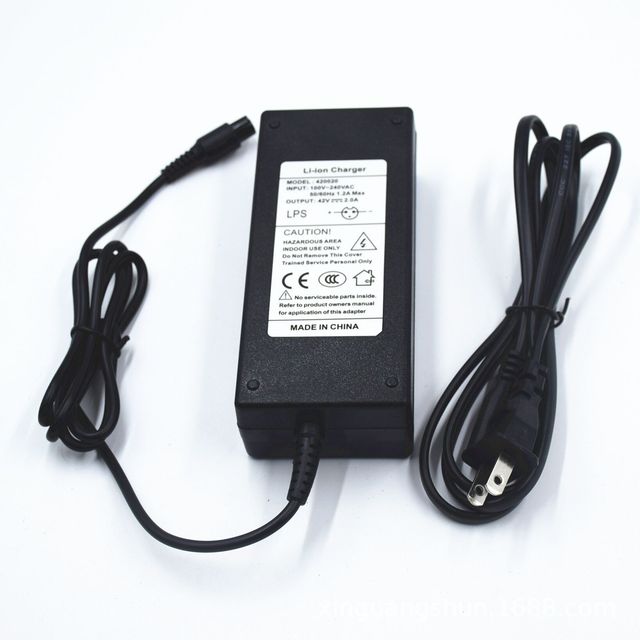Lithium 42V Battery Charger 42v 5A 4A 3A 48V 60V 36v Lithium Battery Charger Professional Electric for 10S 42V Scooter Charger
