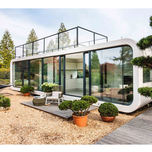 Meilleures ventes : <span class=keywords><strong>Maison</strong></span> capsule mobile, Cabine Apple, <span class=keywords><strong>Maison</strong></span> conteneur polyvalente 20ft 40ft pour usage hôtelier et d'appartement, en acier galvanisé - Product Image 1