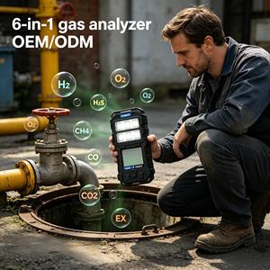 Rilevatore di Gas Multiplo Portatile E6000 6 in 1, Stazione di Monitoraggio della Qualità dell'Aria per il Controllo Ambientale, IP67 - Product Image 1