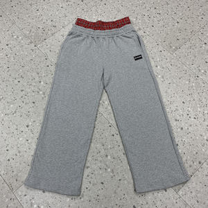 Pantalons de survêtement baggy pour hommes, style streetwear, poids lourd, impression en gros, tissu en molleton français, jambes larges, double taille, pantalons de survêtement - Product Image 1