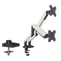 Nouveau bras de moniteur en alliage d'aluminium robuste pour écrans de 10 à 32 pouces, support réglable jusqu'à 10 kg, double ressort à gaz