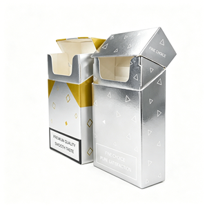 Custom Empty Paper Cigarette <b>Box</b> Cigar Cartridge Packaging Tobacco Case Luxury Gift Packaging Boxes for <b>Smoking</b> Accessories UV - Product Image 4