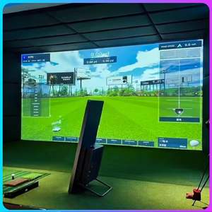 Corea del Sur In-Office Green Sports Entertainment Arena Project Virtual Golf Swing Practice Simulator Equipment Tennis Simulator - Product Image 3