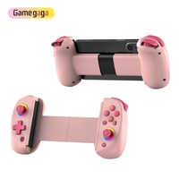 Manette de jeu extensible D8 avec lumière RVB, joystick télescopique pour 5.2 EDR/BLE, gyroscope six axes, boutons tactiles, 400 mAh