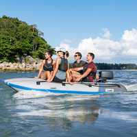 Bateau gonflable Canotage Pvc Bateau à rames Jet Schlauchboot Bateau de pêche gonflable avec pagaie Canot gonflable Canot Radeau