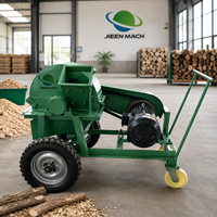 Máquina para Sustrato de Hongos a Base de Aserrín para Bolsas de Cultivo de Shiitake, Aserrín Ajustable de 3-30 mm, Opciones Eléctricas y Diésel