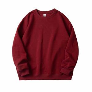 Custom Full Printing 350G <b>Men's</b> Oversize Solid Color Long Sleeve Drop-Shoulder <b>Pullover</b> Sweatshirt - Product Image 2