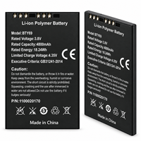 Batterie de remplacement pour scanner Li-ion Li-polymère 3,8 V 4800 mAh BTY69 pour Newland NLS-MT69 MT69