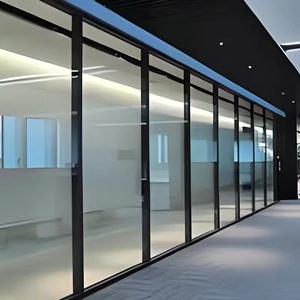 Diseño <span class=keywords><strong>de</strong></span> partición simple <span class=keywords><strong>de</strong></span> cristal esmaltado <span class=keywords><strong>de</strong></span> doble capa <span class=keywords><strong>de</strong></span> oficina <span class=keywords><strong>de</strong></span> lujo moderno para exteriores industriales para entornos industriales - Product Image 4