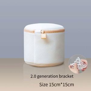 Custom Printing Antibacterial Reusable Washable Polyester Small Mesh <b>Laundry</b> Bag for Bra Sock Clothes With Zipper - Product Image 6