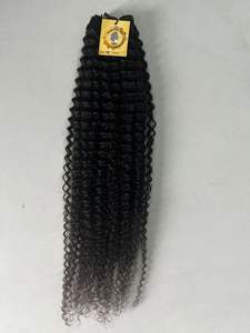 Extensions de cheveux naturels bouclés à la vapeur de 22 pouces, tissage machine, meilleure qualité, collection en gros - Product Image 4