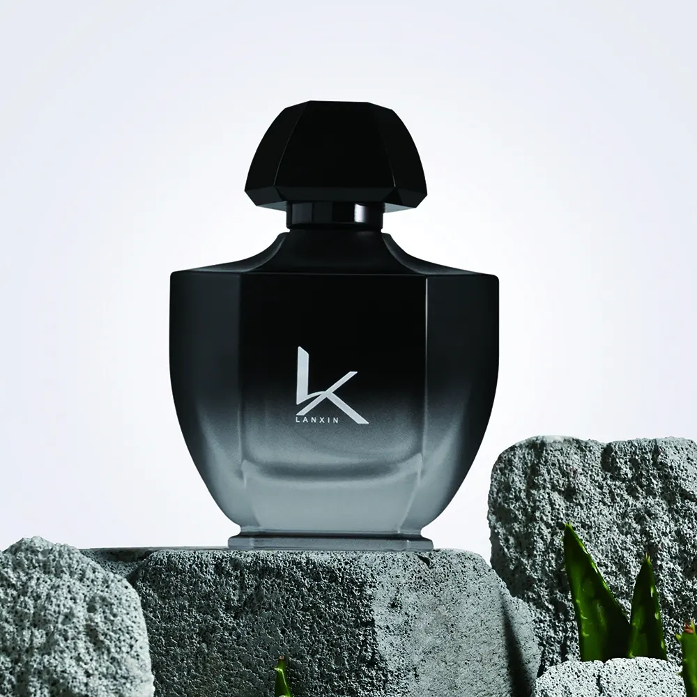 Vacío personalizado al por mayor 50ml 100 mL Perfume de lujo botella de vidrio Perfume hombres botella de lujo 50ml