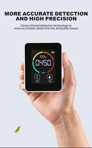 Détecteur de dioxyde de carbone Hedao Co2-N 2023, prix le plus bas, capteur de dioxyde de carbone, moniteur, compteur de CO2 pour salle de sport, bureau, chambre à coucher - Product Image 3