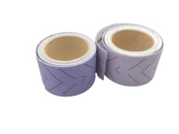 Rouleau abrasif en céramique violette 70mmX12m avec support en papier, bande de ponçage toutes granulométries pour le polissage du métal, le décapage de peinture, le ponçage du bois