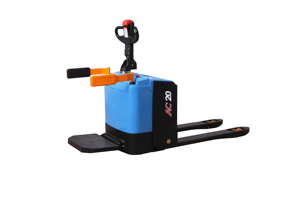 Heli 2 Ton AC <strong>Stand</strong> on Electric Pallet <strong>Truck</strong> off Road Pallet <strong>Jack</strong> Lithium Battery with Platform&amp;Protective Arm Electric Forklift - Product Image 2