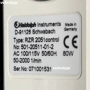 Agitador Eléctrico de Laboratorio Heidolph RZR 2051 con Control Remoto, Mezclador de Laboratorio Probado y Aprobado - Product Image 5