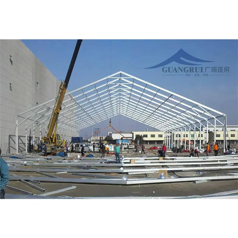 Gevormde Structuur Tent Hal Waterdichte Grote Heldere Overspanning Aluminium Tent Sportevenement Stadion Tent
