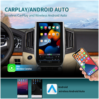 Écran tactile de style Tesla pour Prado 2002-2020 GPS Navi Carplay Stéréo Autoradio Android pour Toyota Land Cruiser 2003-2018
